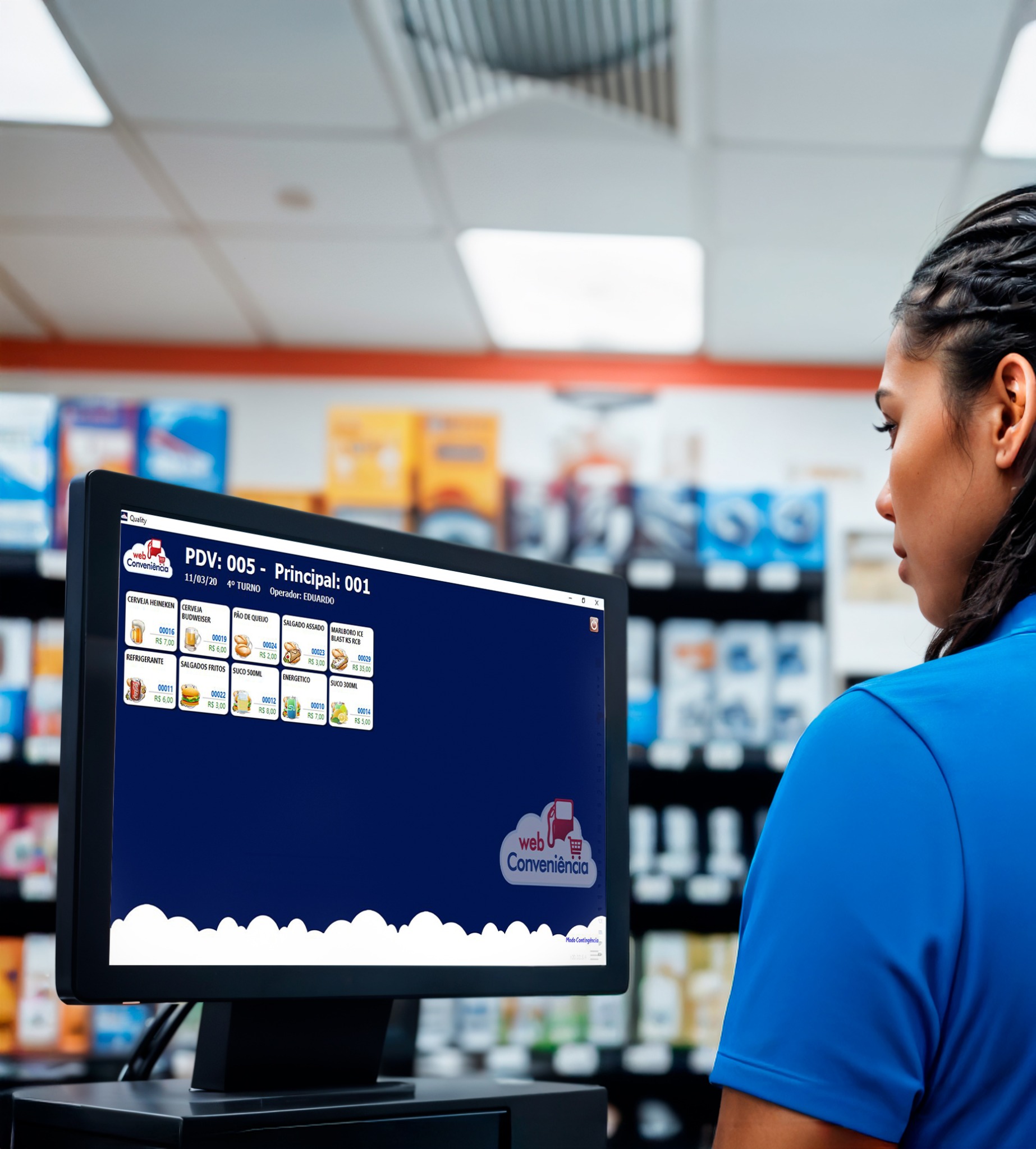 PDV de conveniência